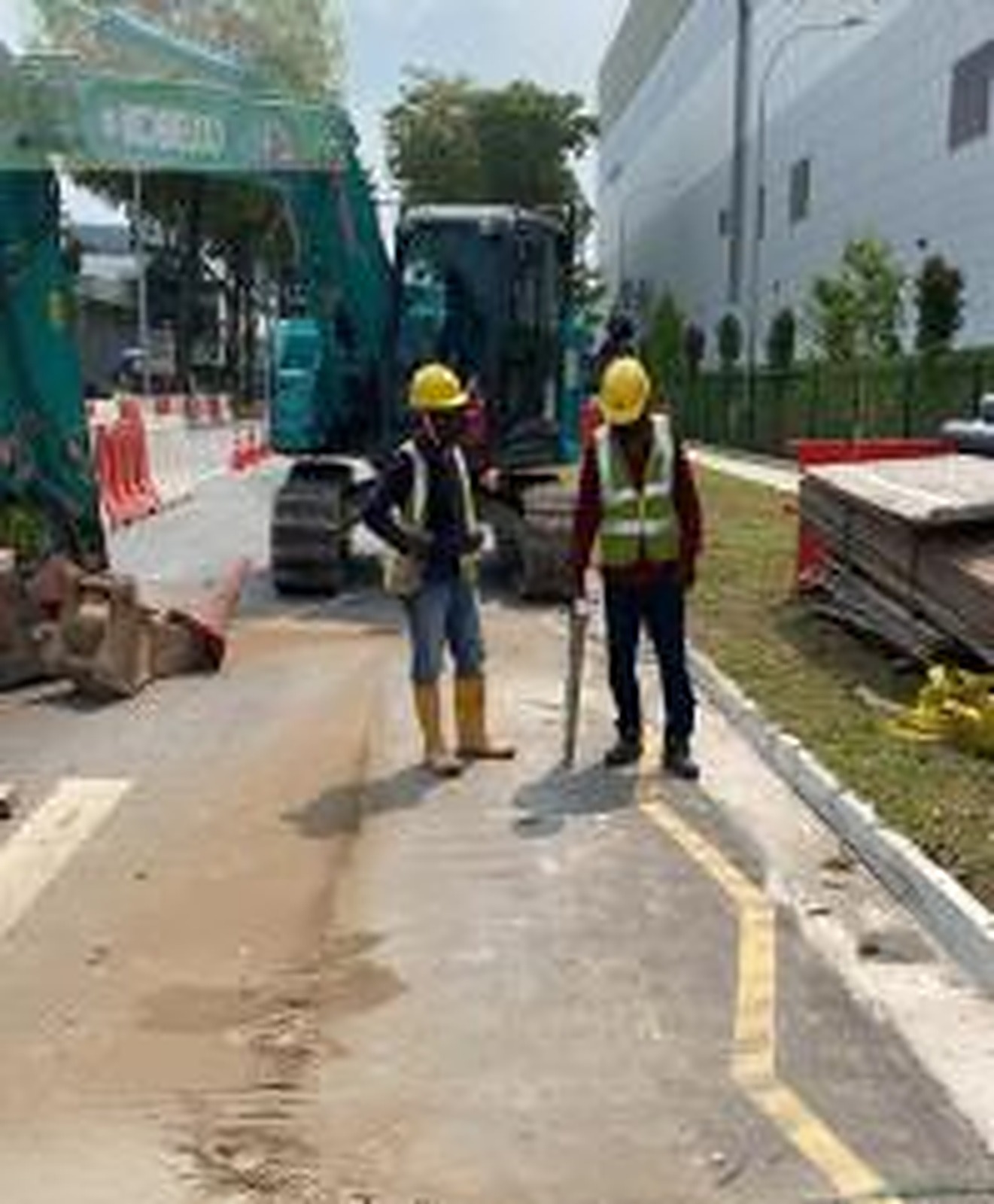 Cable installation and road reinstatement